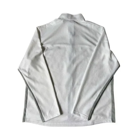 Alo Yoga Coolfit Performance Full Zip Lightweight Jacket Men’s size XL White - Picture 2 of 10